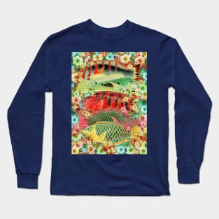 Fish on Colors Long Sleeve T-Shirt